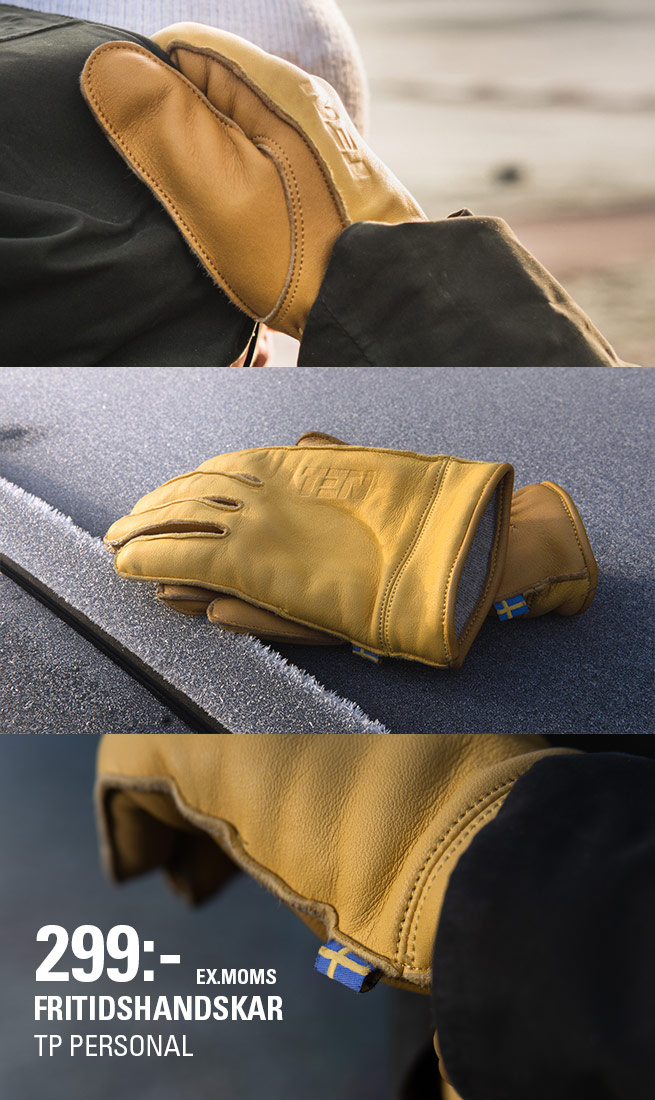 Byggnadsarbetare borrar iförd Ten Protection-handske 