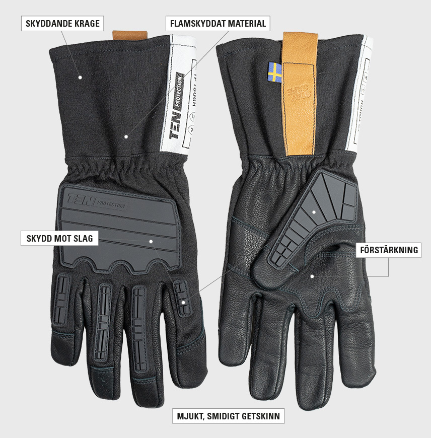 TP Tough - Arbetshandske - Ten Protection